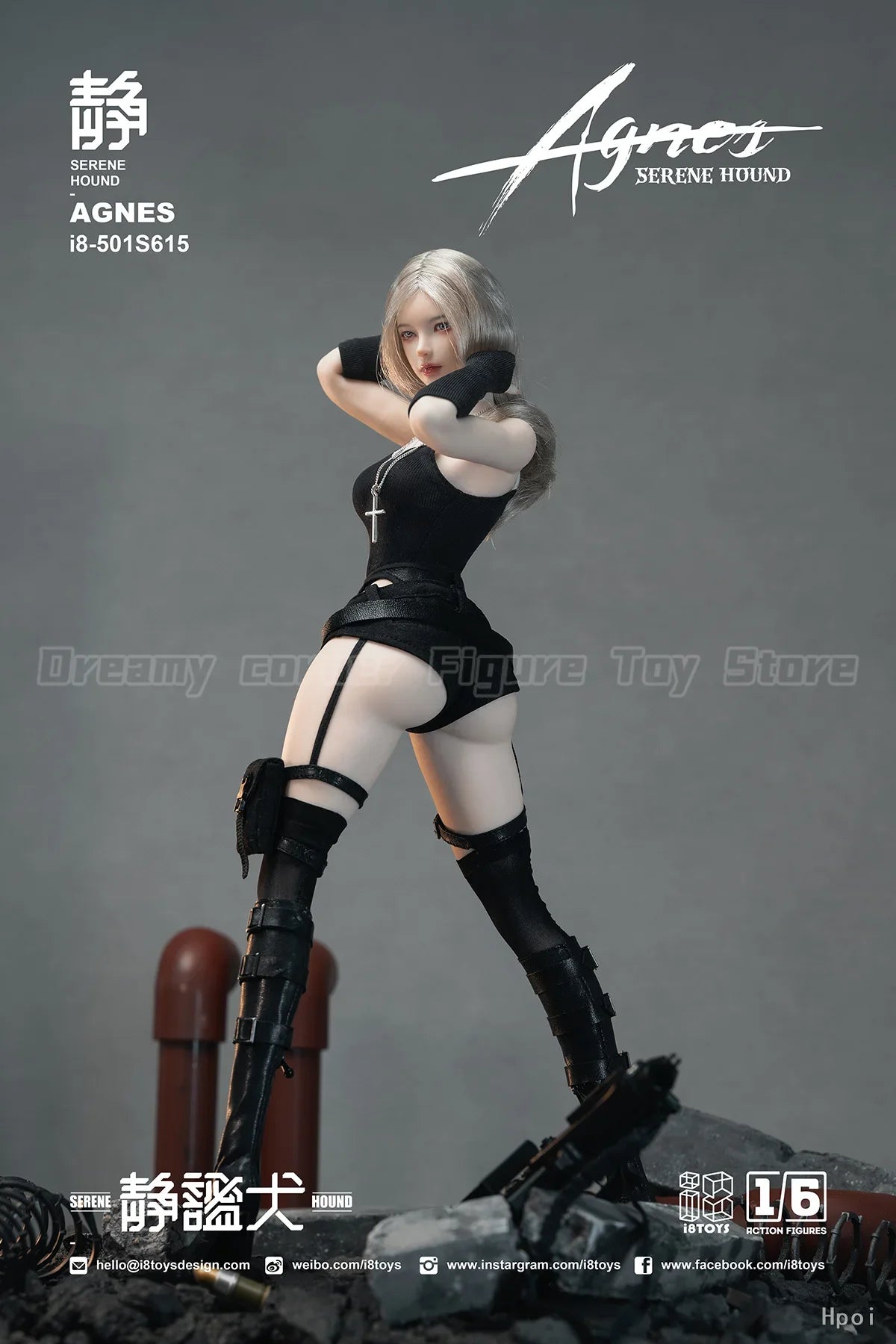 【Pre-sale】Original I8TOYS 501S615 SERENE HOUND AGNES 1/6 Action Figure Model Gift Ornament