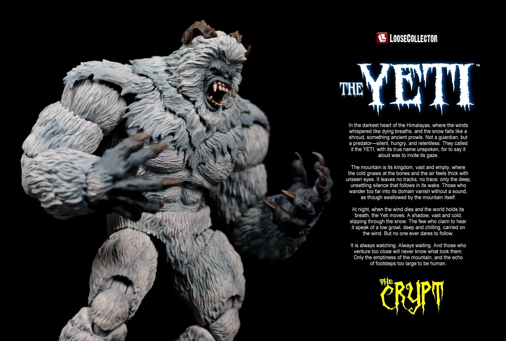 ã€Ready Stockã€‘ Original LC Studio Yeti Bigfoot Skookum Figure Model Toy Toy Gift Collection