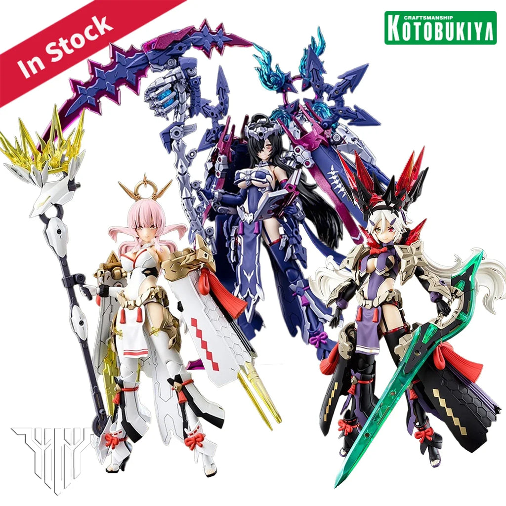 In Stock Original Genuine Kotobukiya Model Kits Megami Device Auv Tsukuyomi Amaterasu Susanowo Regalia 1/1 H=180~220mm Assembly