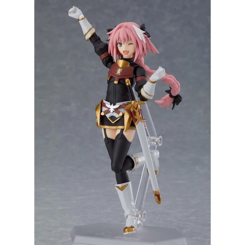 Auf Lager Original Max Factory Figma#423 Fate/Apocrypha Astolfo 14cm PVC Anime Figur Bewegliches Spielzeug Geschenk Ornament