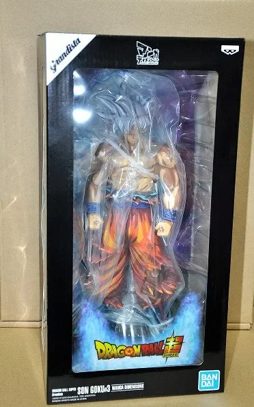 In Stock Original Bandai BANPRESTO Grandista Dragon Ball Super Free Ultimate Effort Sun Goku Manga Color Model Toys Collection