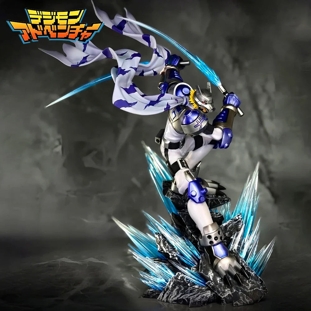 22cm/8.66in Anime Digimon Adventure Figure Wolfmon Action Figures Pvc Statue Desktop Ornamen Collection Model Toys Gifts