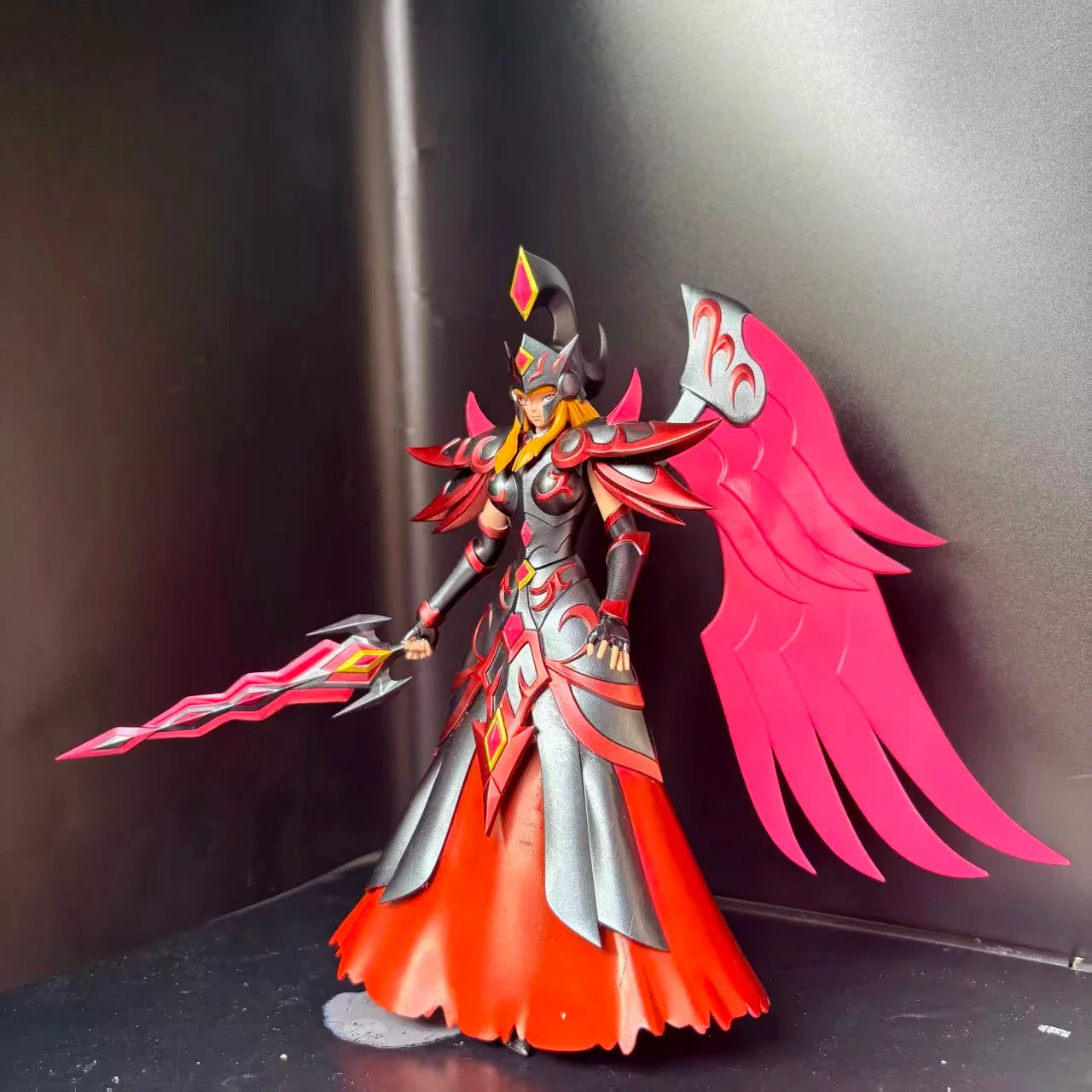 Saint Seiya Omega Pallas GK Resin Statue - Athena's Sister Goddess of Love Anime Figure Collectible Model