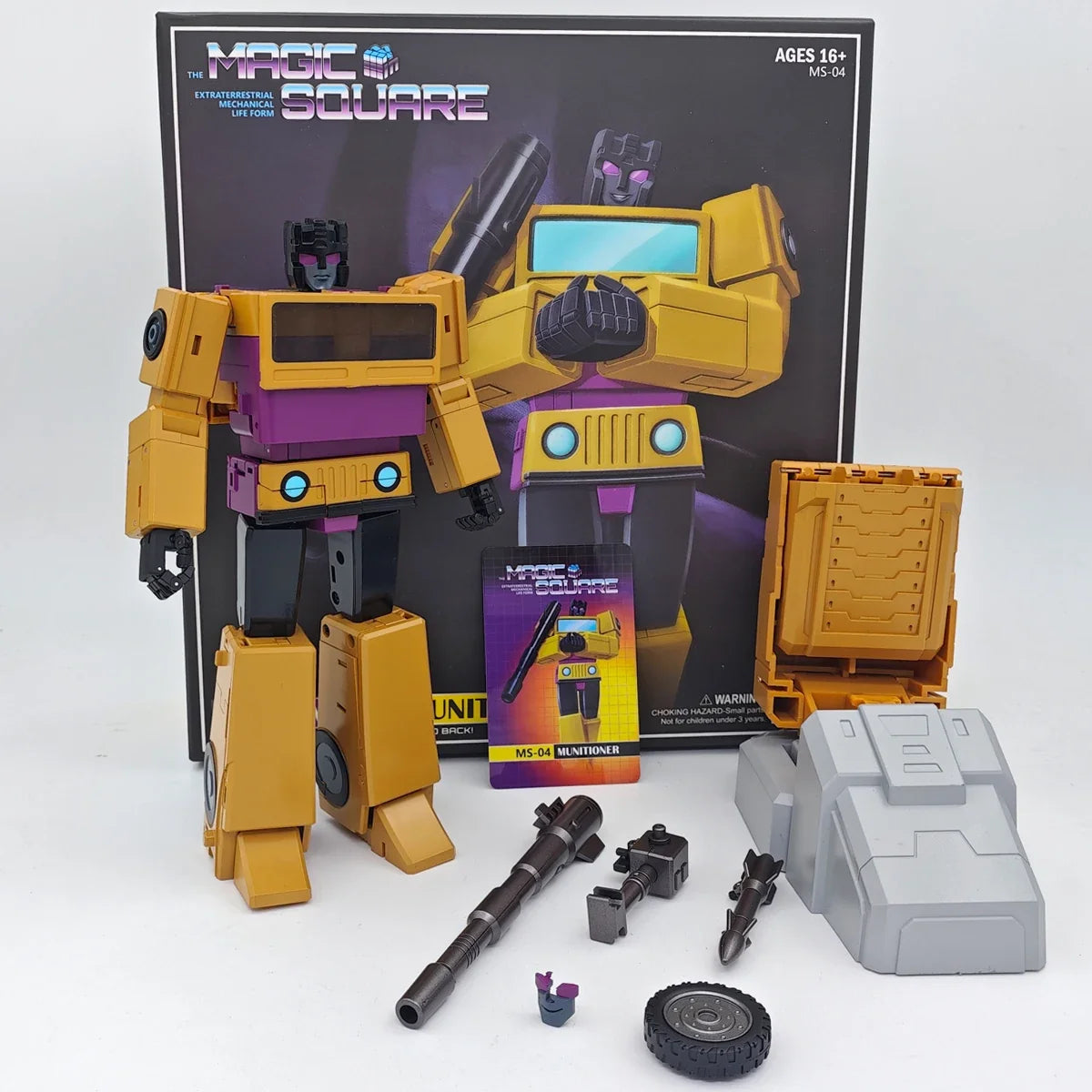 Magic Square MS-TOYS MS-04 MS04 Swindle Munitioner Anime Model  MP Scale Transformation Robot Action Figure Toy For Gift