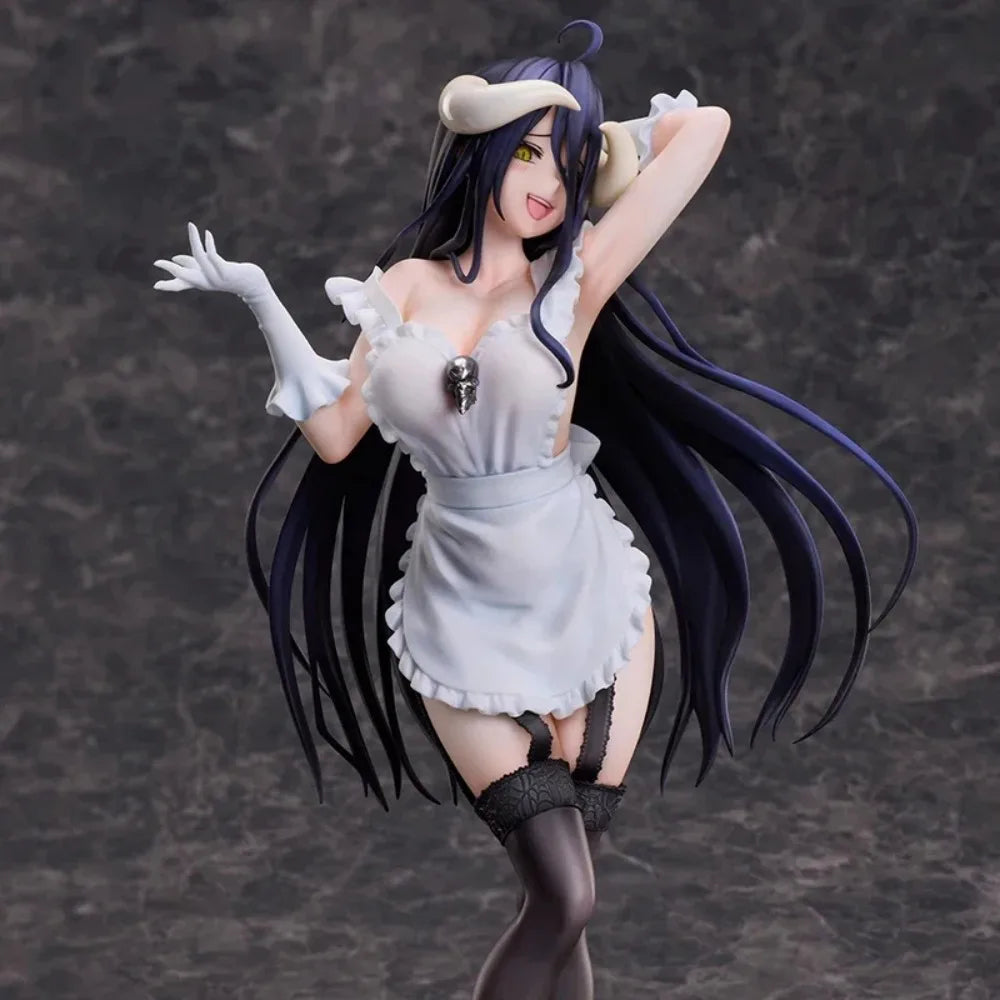 In Stock ElCOCO Original Genuine Overlord IV Albedo Coreful Figure Maid Ver 26.2cm Sexy Collections Model Toy Anime Figures Gift