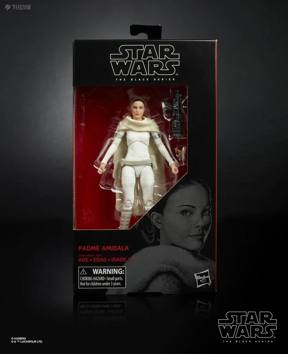 Original 6 Inch Star Wars The Black Series EP1 Anakin Skywalker Padme Amidala Action Figure Toy Collection Gift