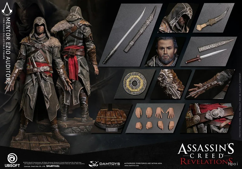【MT】Original DAMTOYS DMS014 Assassin's Creed: Revelations Ezio Auditore Da Firenze 1/6 Scale Actionfigur Spielzeugmodell
