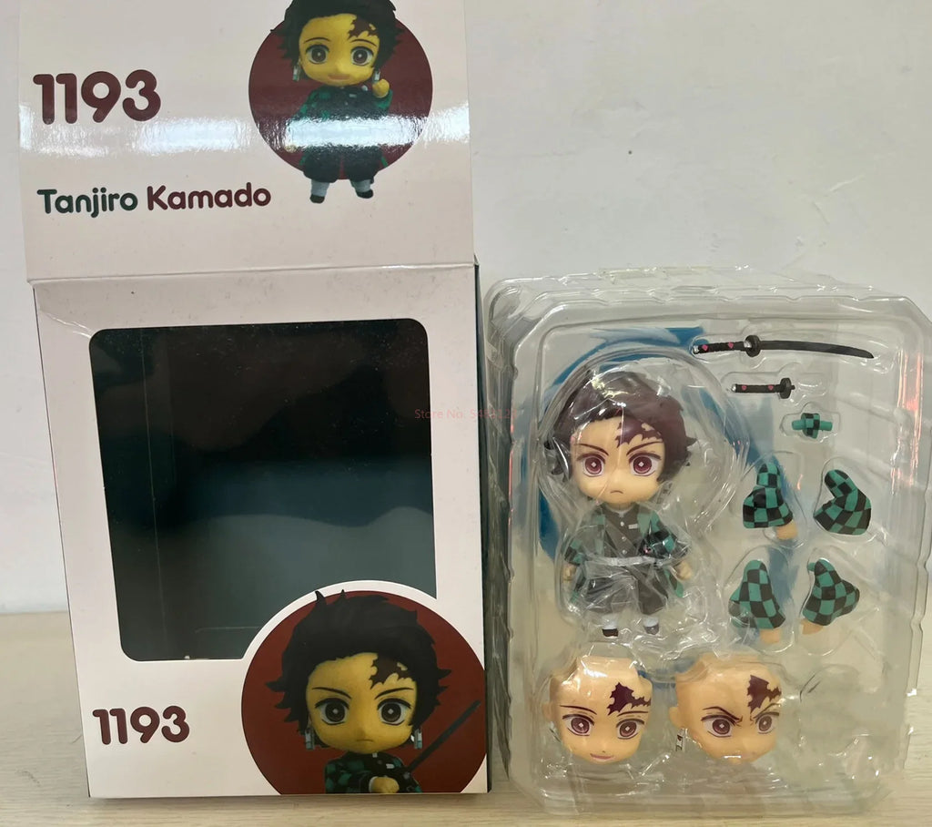 Anime Demon Slayer Series Tanjirou #1193 Nezuko #1334 Zenitsu #1361 Inosuke 1541# Kyoujurou Figures Doll Set Collection Gift
