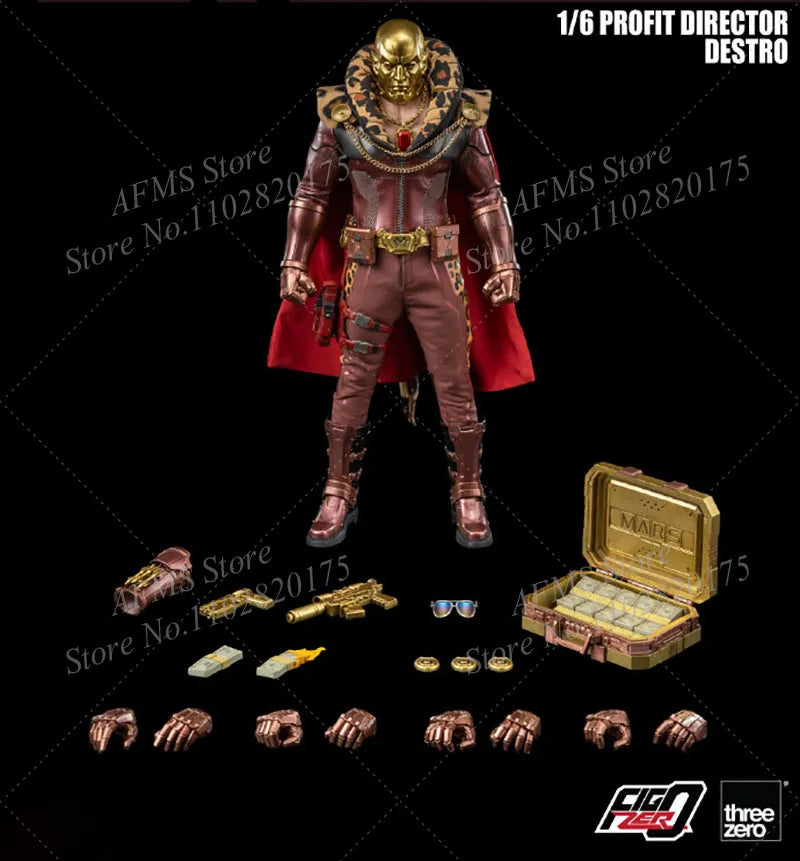 Threezero 3A 3Z0738 1/6 Scale Collectible Figure Profit Director Destro Full Set 12Inch Men Soldier Action Figure Model Toys