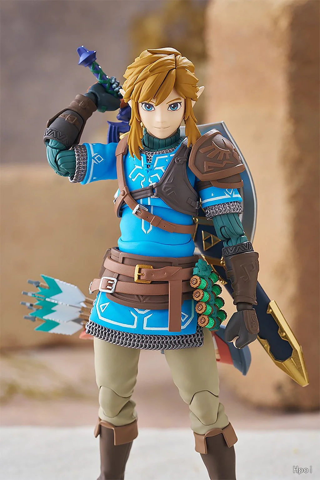 Original Genuine Max Factory GSC Action/Dolls Figma (#626-DX) Zelda No Densetsu: Tears of The Kingdom Link H=150mm Action Figure