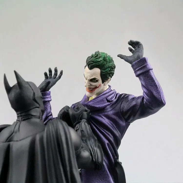 Arkham Comic Anime Figures Batman Vs Joker Figure Bruce Wayne Joker Figurine Collection Model Toys  Statue Kids Birthday Gifts