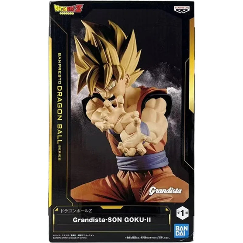 BANDAI NAMCO BANPRESTO in stock Original Genuine DRAGON BALL Z Grandista Son Gokuu 2 PVC About 25cm Figure model doll toy gift
