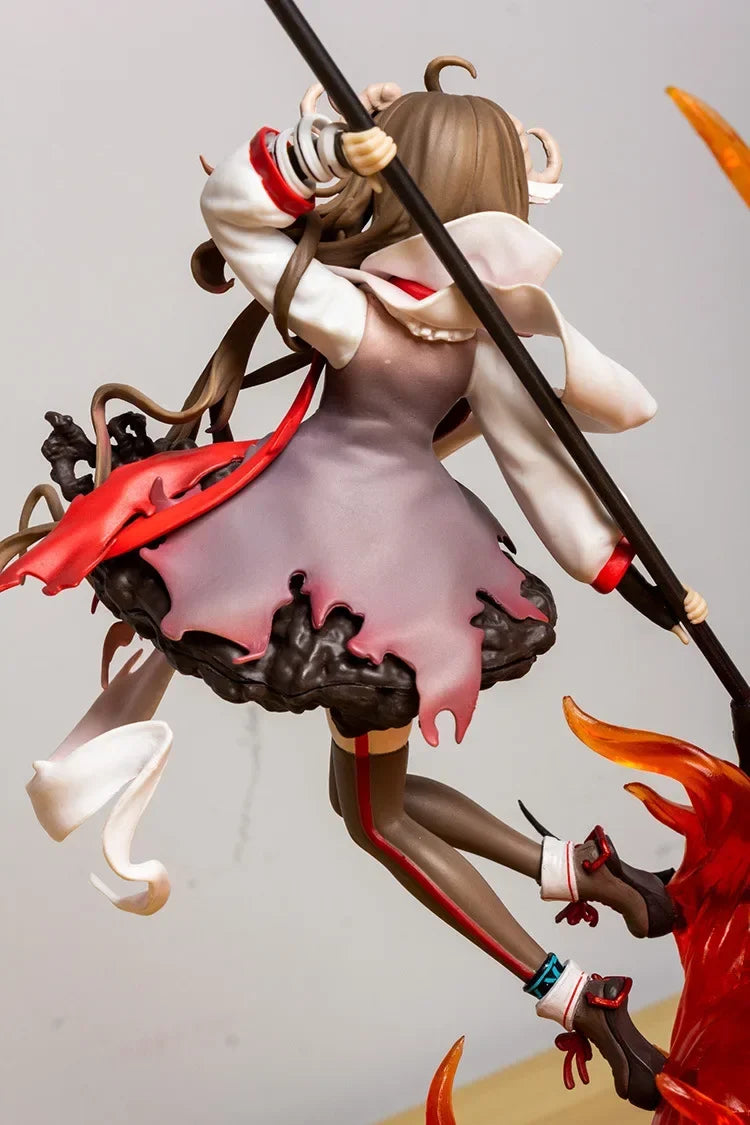30cm Myethos Arknights Eyjafjalla Game Anime Figure Eyjafjalla Sheep Action Figure Texas/W Figurine Collectible Model Doll Toys