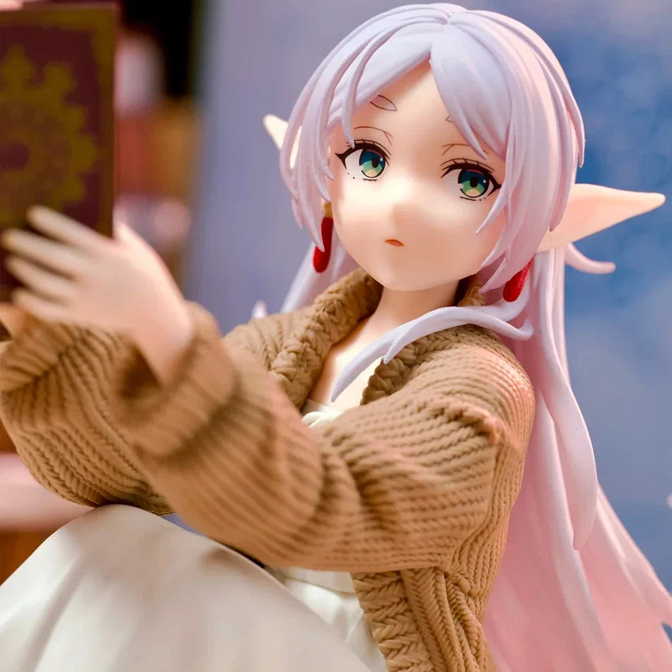 Hot 12CM Frieren Beyond Journey's End Frieren Anime Figure Desktop Cute night-suit Frieren Action Figure Figurine Model Doll Toy