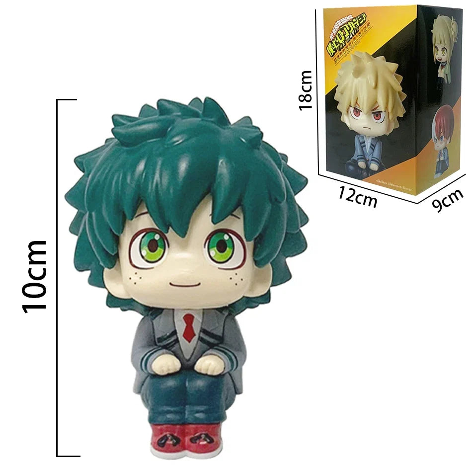 HOT My Hero Academia Katsuki Deku Todoroki Shoto Himiko Toga Break Time Anime Figure Model Collection Doll Toy For Kids Gift