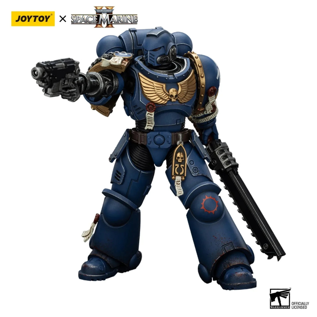 JOYTOY Warhammer 40K 1/18 Action Figure Ultramarines Brother Chairon Collectors Edition Anime Military Model Toy