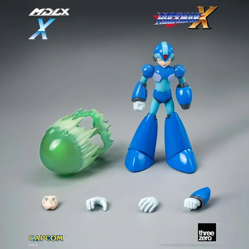 [In Stock] Genuine Threezer 3a Mdlx Rockman Mega Man X Mobile Doll Figure Model Collection Ornament Toy Boy Gift