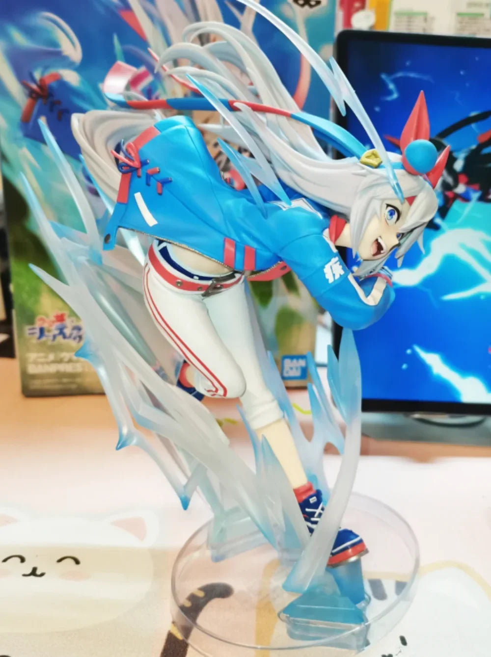 In Stock Bandai Banpresto Evolve Pretty Derby Tamamo Cross Oguri Cap Anime Collectible Model Desktop Decoration Birthday Gift