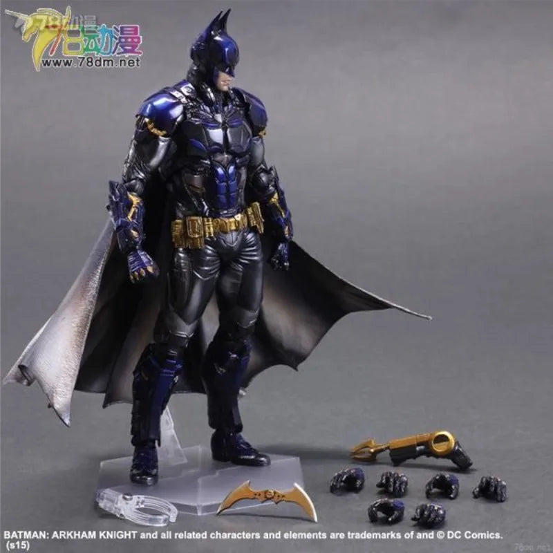 SQUARE ENIX PlayArts Changes Finished Movable Doll Arkham Knight Batman Limited Edition Color Figure Toys Model Gifts for Boys