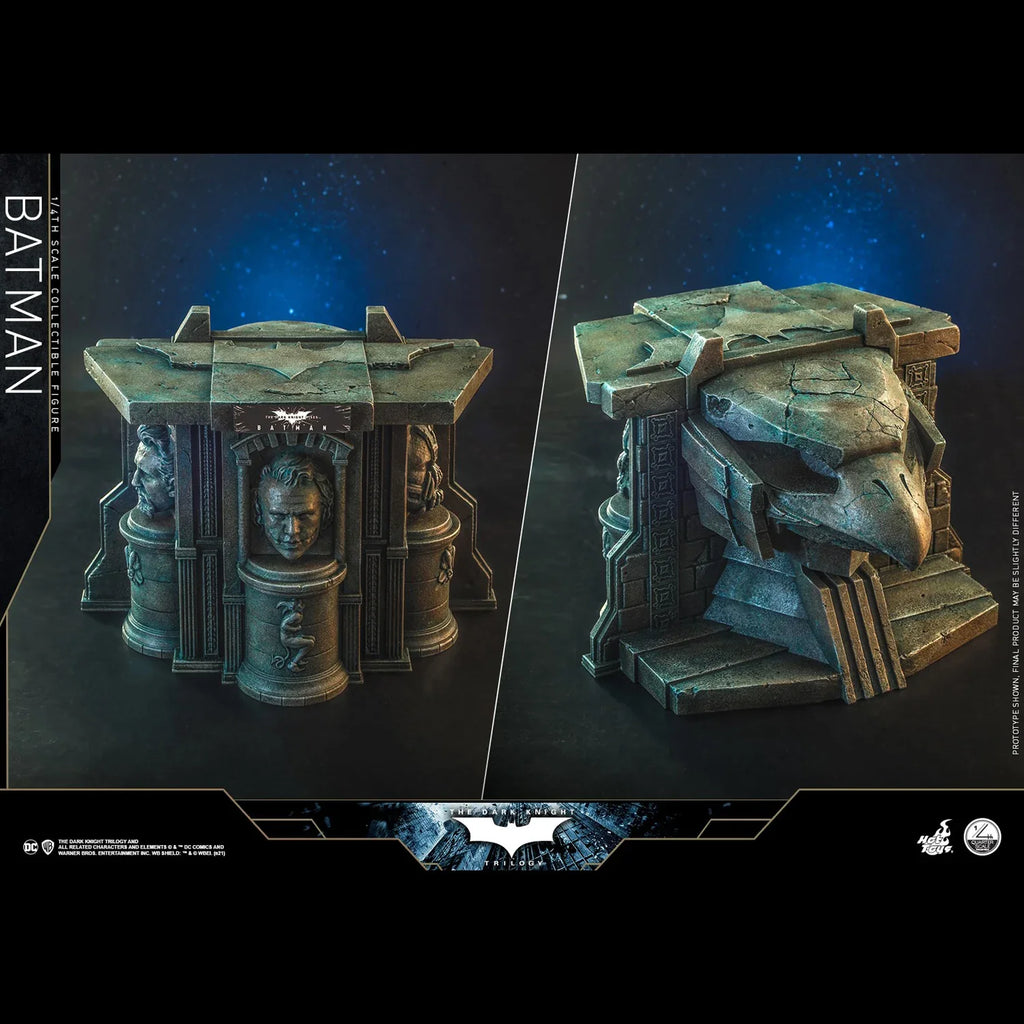 [In Stock] HotToys HT 1/4 QS019 "Batman Trilogy" Batman Batman Standard Edition Mobile Soldier Set Model Figure Toy Collection