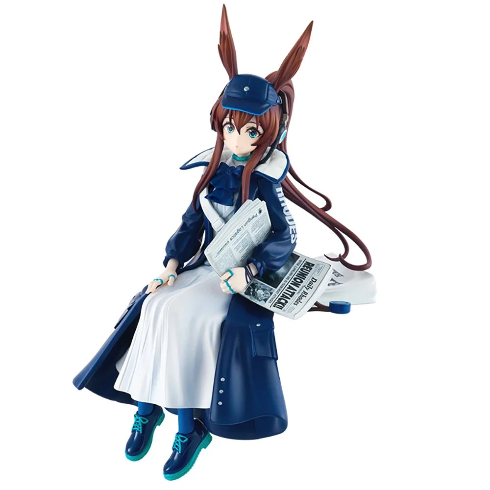 In Stock Original FuRyu Noodle Stopper Figure Arknights Amiya  (Shinbun Haitatsuin Ver.) Action Figure Anime Collectible Toys