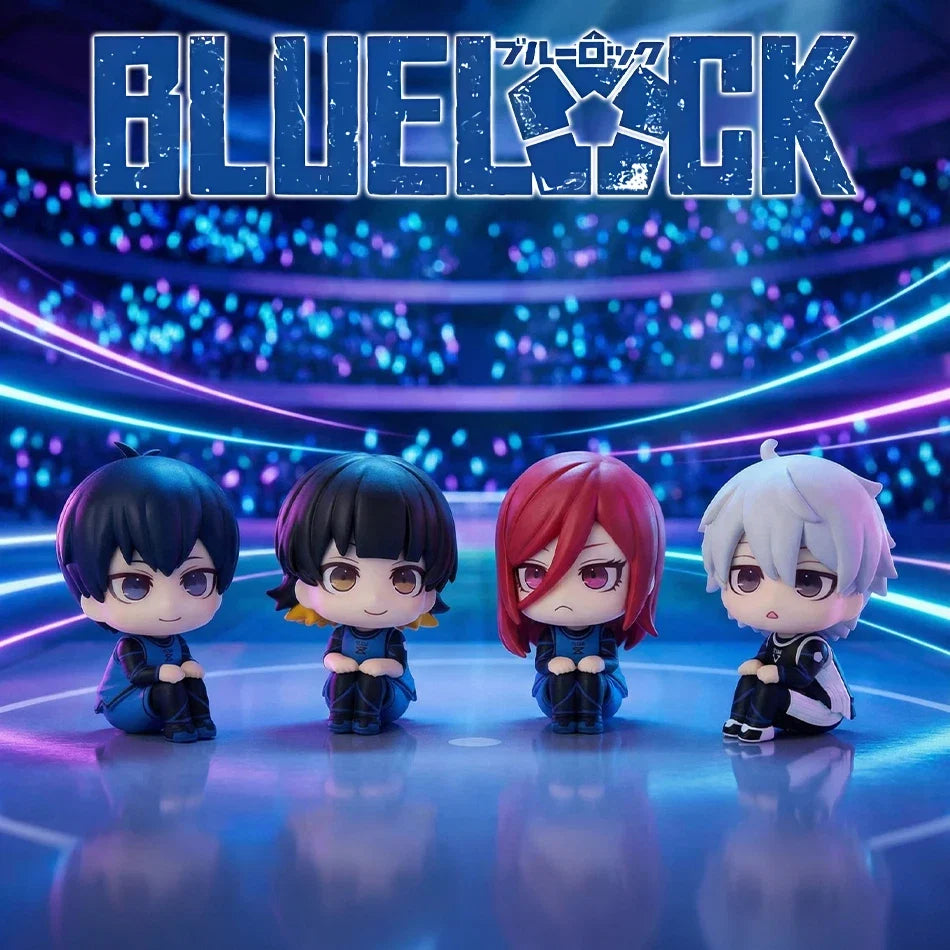10CM Q Version Blue Lock Anime Figure sagi Yoichi Chigiri Hyoma Nagi Seishiro Figures Collection Model Decoration Figurine Toys