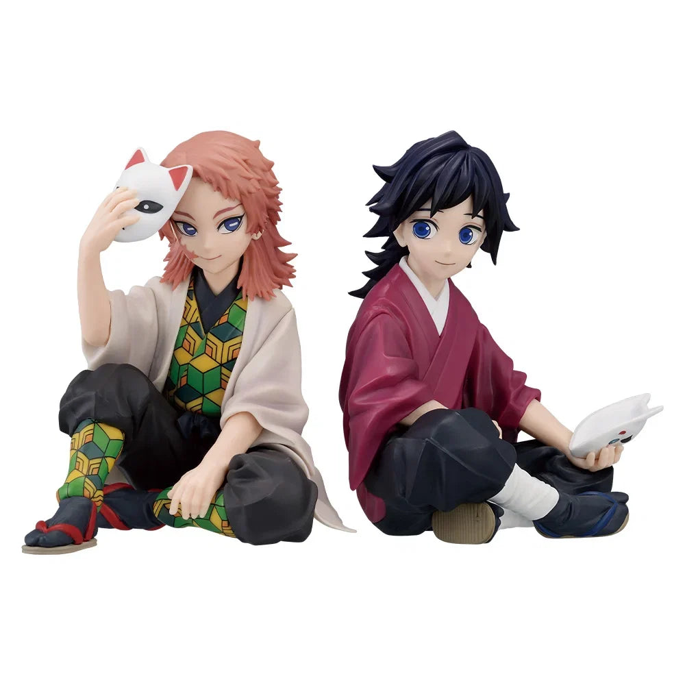 BANDAI Ichiban KUJI Demon Slayer Shinazugawa Sanemi Genya Tomioka Giyuu Sabito Daki Giyuutarou PVC Anime Figures Model Toy