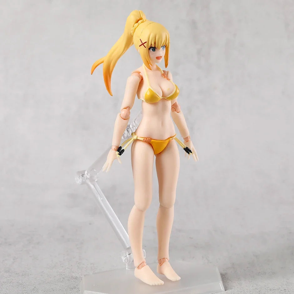 figma Darkness Swimsuit ver. EX-065 Action Figure PVC Toy Model Doll Collection Gift