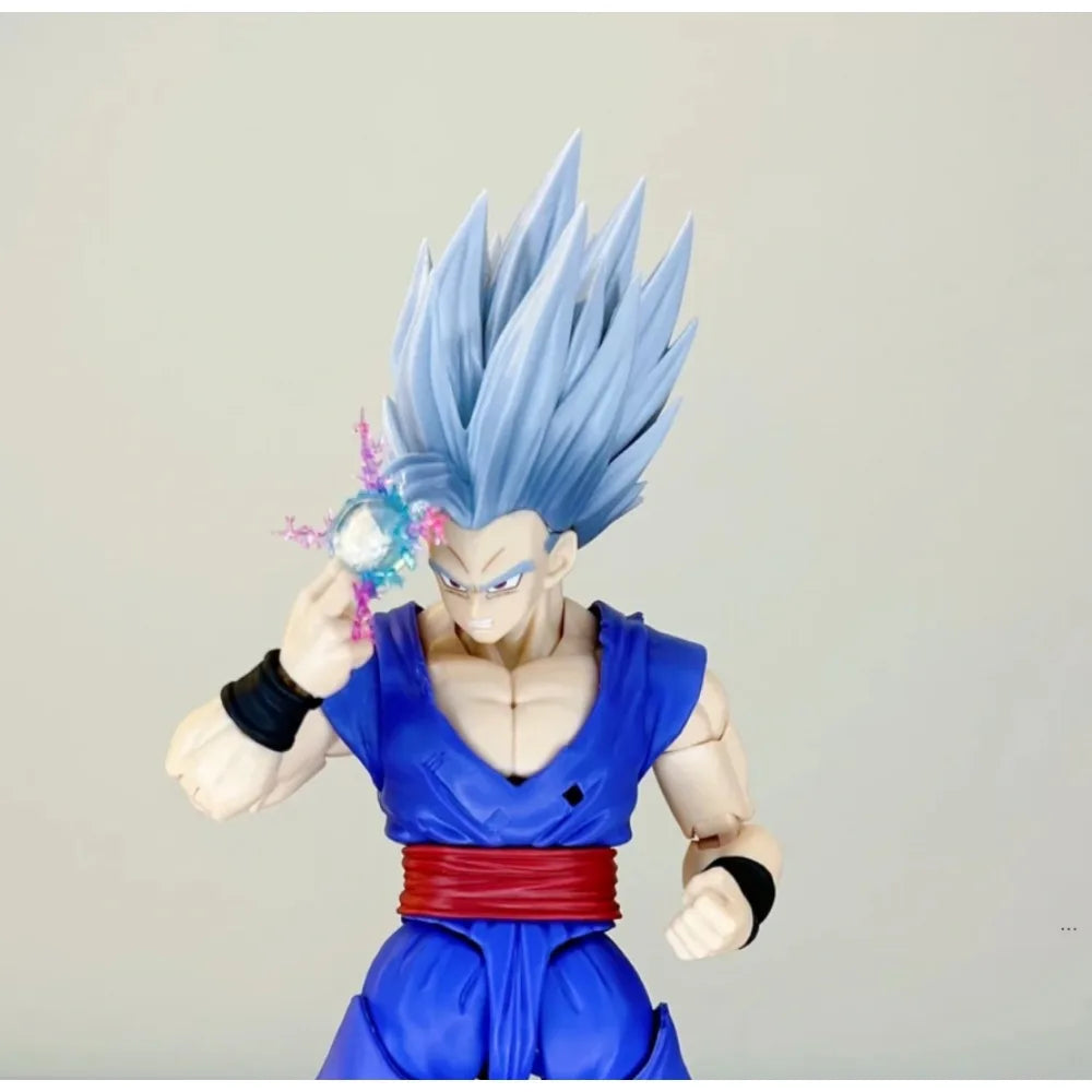 Original BANDAI Dragon Ball Superhero Theater Version Piccolo Gohan Goku Vegeta SHF Anime Action Figures Collection Model Toy