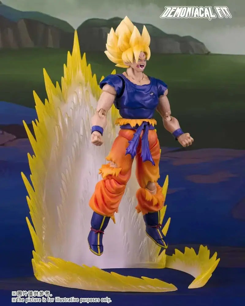 Dragon Ball Z Goku Action Figure - Demoniacal Fit Rage Awakening Battle Damage Shf Goku Collectible Toy For Desktop Decoration