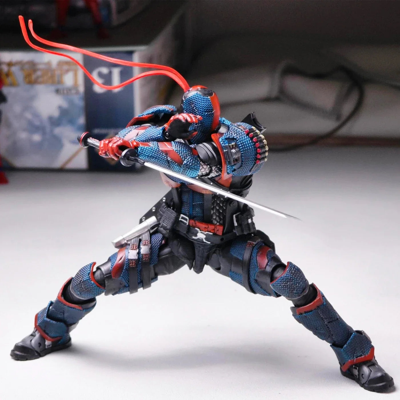 UPFinegures Deathstroke Action Figures Dc Original Lpzz Toys 1/12 Slade Wilson Movable Batman Collectible Model Figure Toy