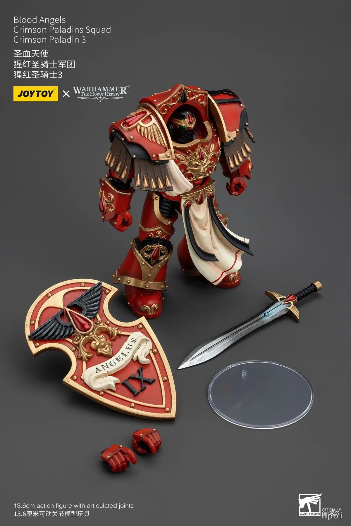 In Stock Original JOYTOY Warhammer40K Blood Angels Crimson Paladins Squad 1/18 Action Figures Anime Models Toys Gifts Collection