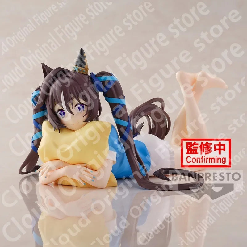 In Stock 100% Original BANPRESTO Umamusume: Pretty Derby Relax Time Anime Character Cheval Grand Vivlos Toy Decoration