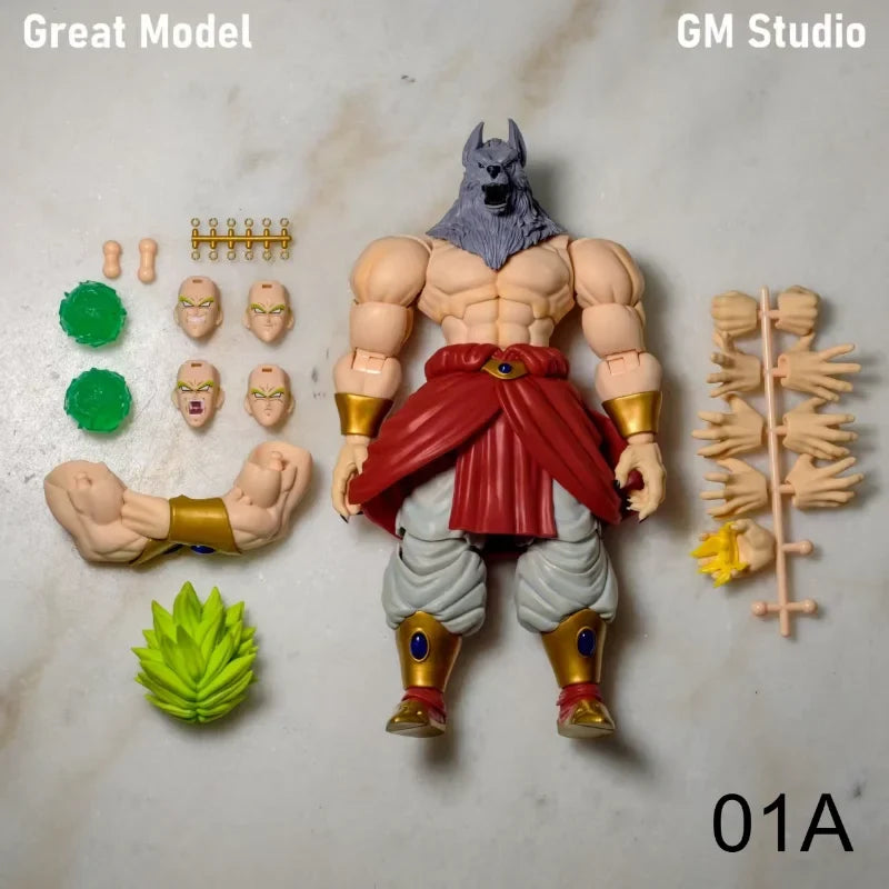 [24 hours Shipped] Great Model GM Studio New Beast God Kong Dragon Ball SHF Broli Super Saiyan Nordic God Fenrir 01A 01B Toys