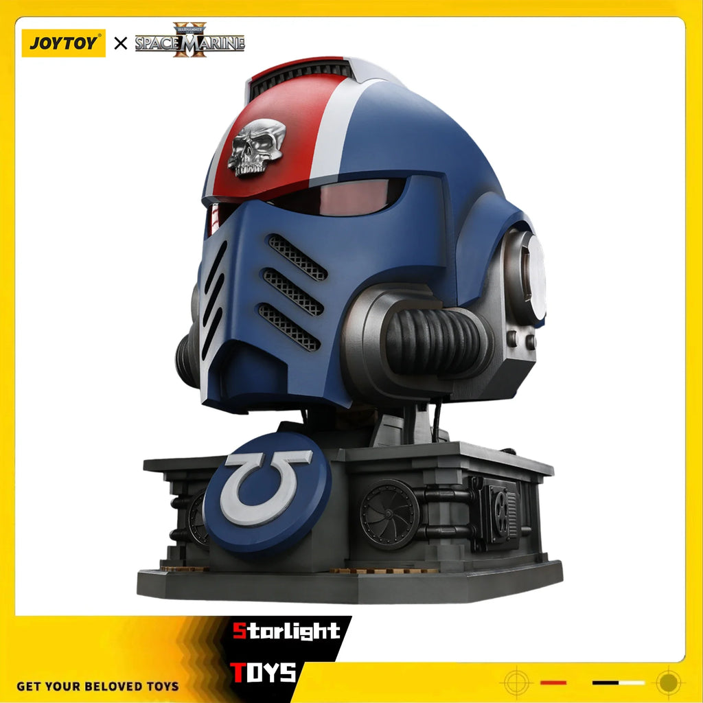 【Pre-sale】JOYTOY Warhammer 40K Ultramarines Lieutenant Titus 'MKX Helmet 1/1 Scale Toy