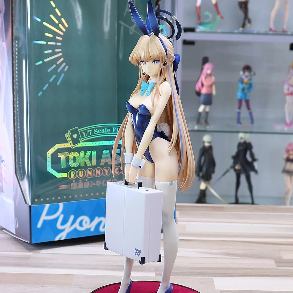 Blue Archive Asuma Toki Standing Position Game Girl Figure Model Statue Boys Collection Desktop Decoration Ornament Toys Gifts