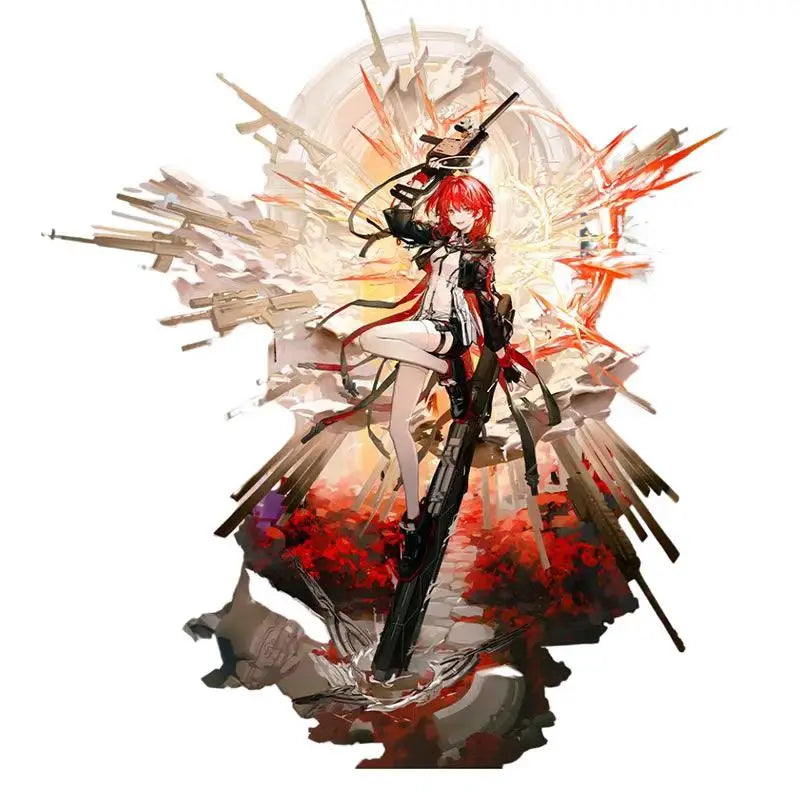 【Presale】Arknights Exusiai The New Covenant Game Character Sculpture Action Figural Statue Figures Cartoon Collectible Model Toy