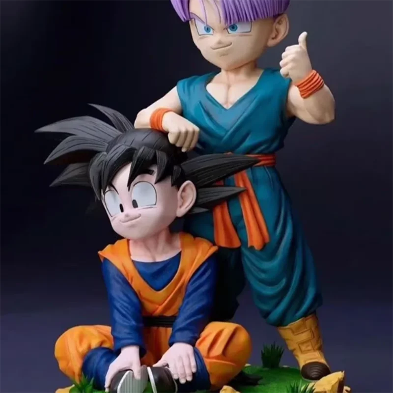 In Stock Dragon Ball Z Son Goten Trunks Figure Super Saiyan Action Figures Pvc Statue Collection Model Toys Gifts Genuine