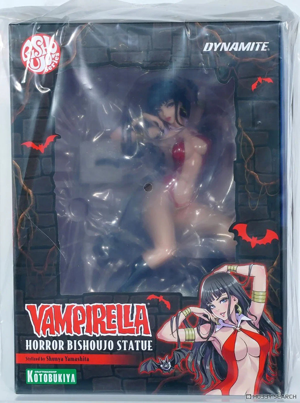In Stock Original Kotobukiya Prepainted Horror Bishoujo Vampirella 1/7 H=200mm Comic Character Figure Decoration Collection Gift