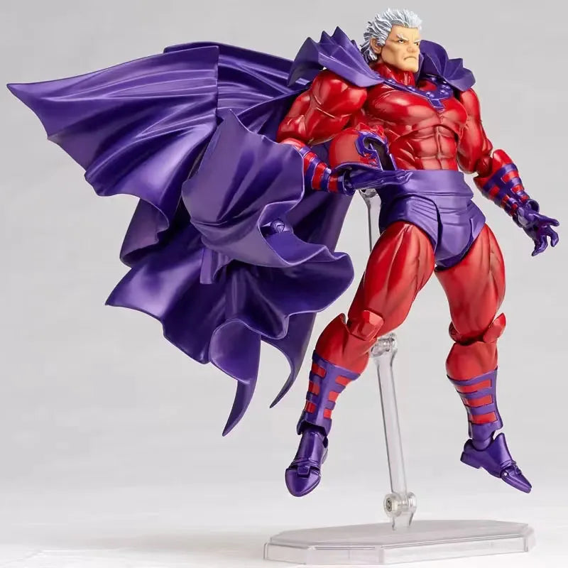 Original  Magneto Revoltech AMAZING YAMAGUCHI Max Eisenhardt Anime Figure Model Action Toys for Boys Gift Collectible