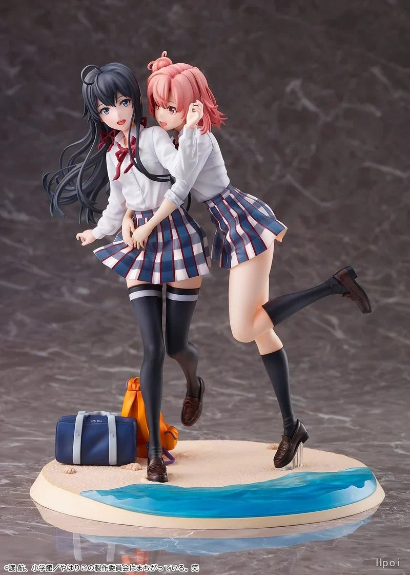 SSF Original:Kawaii girl Yukinoshita Yukino Yuigahama Yui 1/7 PVC Action Figure Anime Figure Model Toys Collection Doll Gift