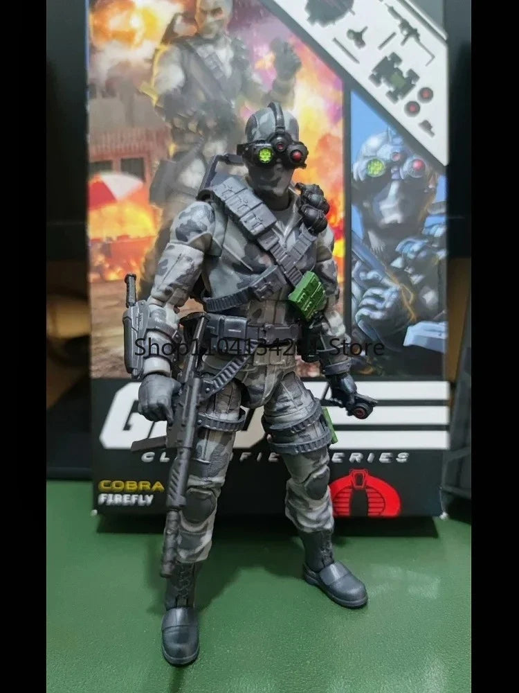 Original GI Joe 6-inch Action Figure: Nukuchu, Firefly, Scarlet Cobra Action Figure Collectible Toy for Kids
