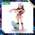 In Stock Original KOTOBUKIYA ARTFX J Pokemon Dawn+Piplup Action Figures Models Toys Gifts Collection Ornaments