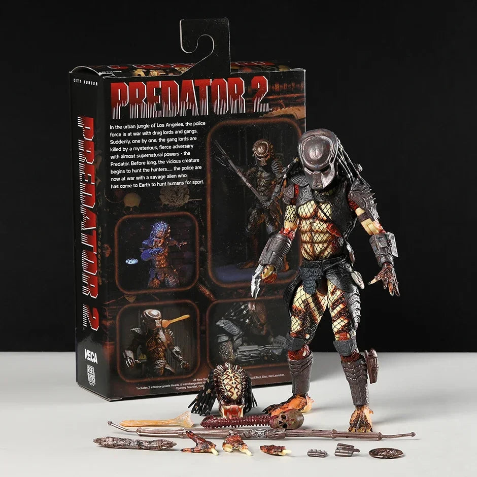 NECA Predator 2 Ultimate City Hunter Collectible Action Figure Model Doll Decoration Toy