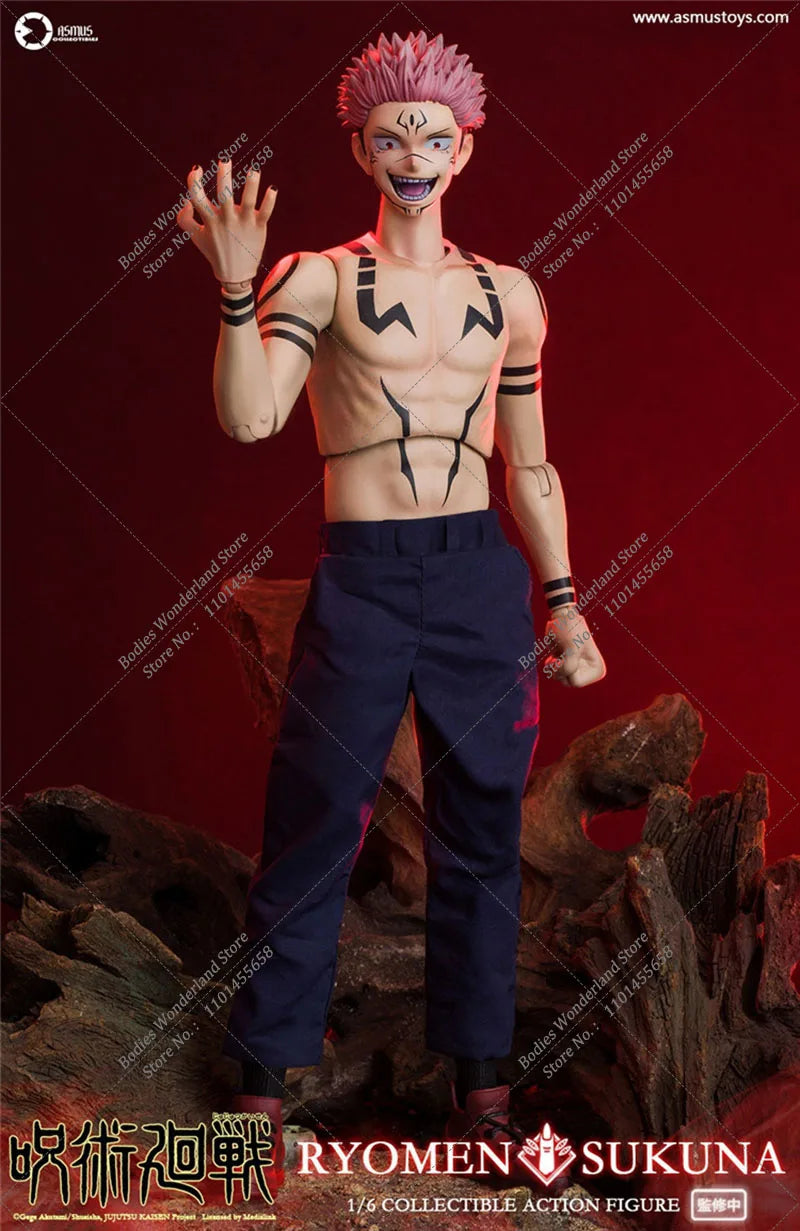 In Stock Asmus JJKS05 1/6 Scale Collectible Jujutsu Kaisen Ryomen Sukuna 12Inch Male Solider Action Figure Model Toys for Hobby