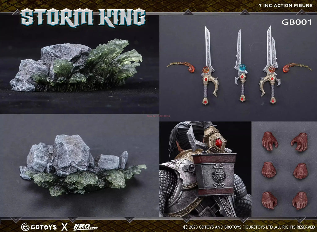 In Stock Third Party Custom Made 1/12 scale GDTOYS X BROTOYS World of Warcraft Varian Wrynn Action Figure Model Toys Gifts