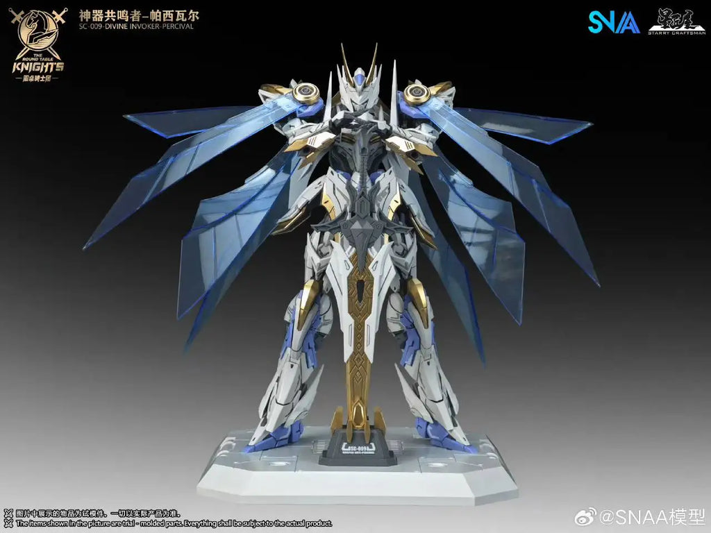 New Original SNAA HG 1/144 SC-009-DIVINE INVOKER-PERCIVAL Model The Round Table Knights Action Figure Collection Model Toy Gifts