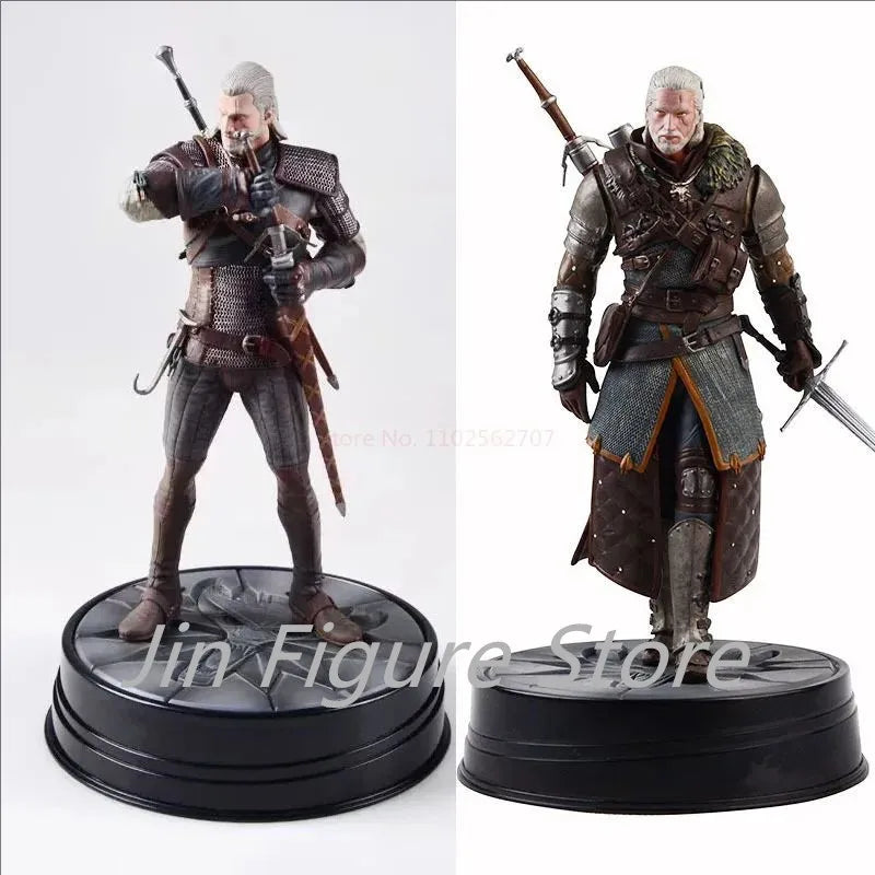 24cm Pvc The Witcher 3: Wild Hunt Geralt Of Rivia Action Figure Toys Game Figurine Collection Model Ornaments Gift For Children