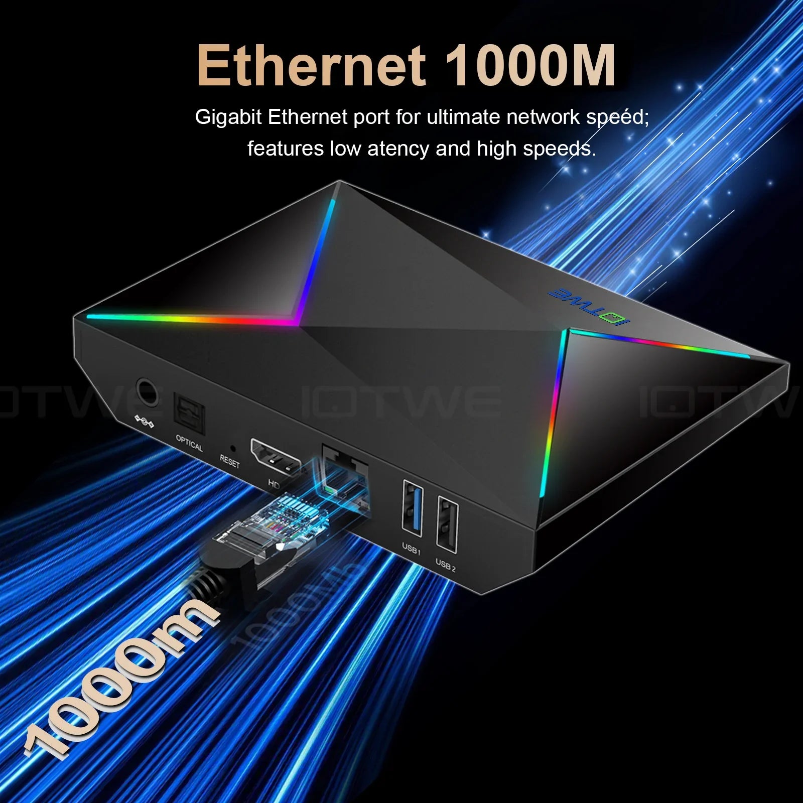 New Smart TV BOX Android 14.0 4GB+128GB Ethernet 1000M 5G WIFI6 USB3.0 HDMI Netzwerk Media Player Octa Core Buletooth 5.0 2025