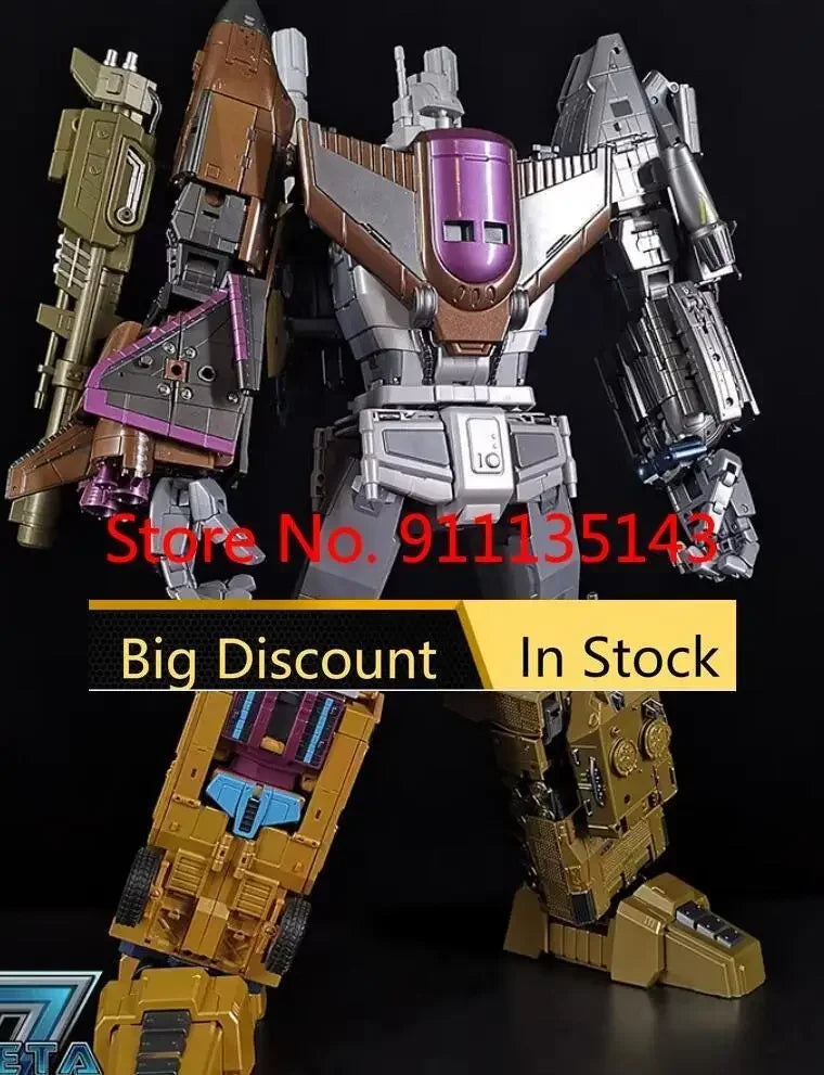 Zeta Toys Za-07 Za07 Bruticon Bruticus Komplettset Metallic-Version auf Lager